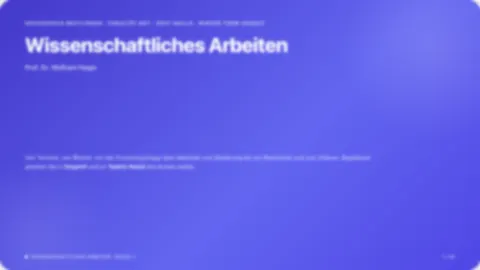 Folie aus Block 1 — als Eindruck, unlesbar